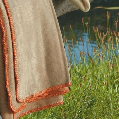Uni Decke s.Oliver Sand Orange