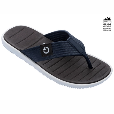 Slipper Cartago Men Berlim White Blue Brown