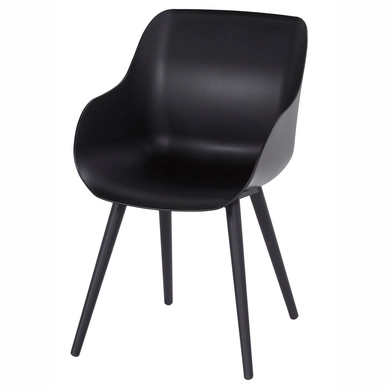 Gartenstuhl Hartman Sophie Organic Studio Chair Carbon Black Carbon Black (2er Set)