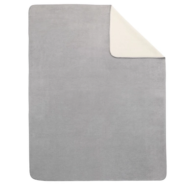 Plaid s.Oliver Doubleface Silber/Wollweiß