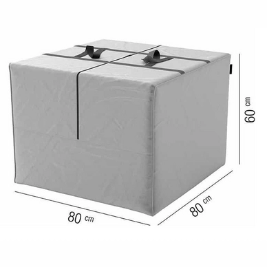 Tuinkussentas AquaShield Light Grey (80 x 80 x 60 cm)