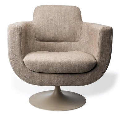 Swivel POLSPOTTEN Chair Kirk Beige