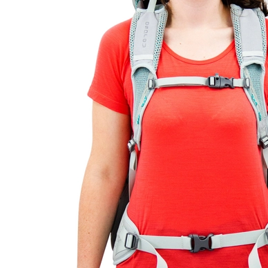 Backpack Osprey Lumina 60 Cyan Silver Dames (Medium)