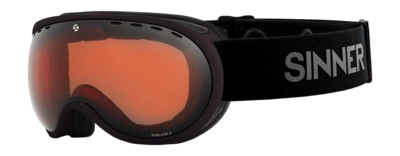 Skibrille Sinner Vorlage S Unisex Matte Black Double Orange Sintec Vent