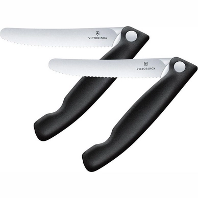 Tomatenmes Victorinox Swiss Classic Zwart (2-Delig)