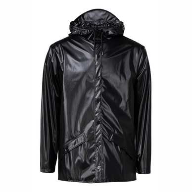 Raincoat RAINS Jacket Shiny Black | Outdoorsupply.co.uk