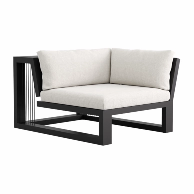 Eind Module Links Borek Ribbon Antraciet / Naturel