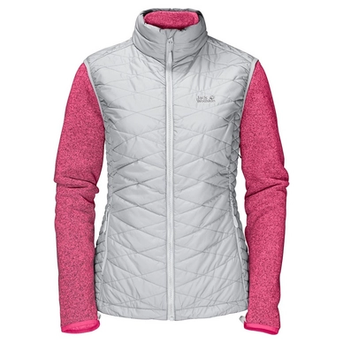 Fleece Body Warmer Jack Wolfskin Caribou Glen Women Grey Haze