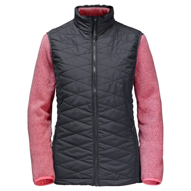 Fleece and Body Warmer Jack Wolfskin Caribou Glen Women Ebony