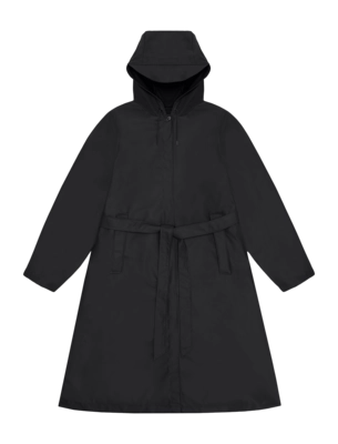 Regenjas RAINS Women A-Line Longer W Jacket Black