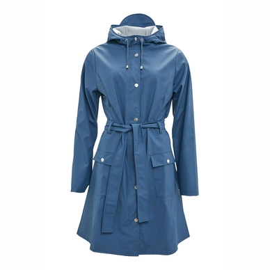 Regenjacke RAINS Curve Jacket Faded Blue Damen