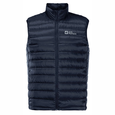 Weste Jack Wolfskin Pack & Go Down Vest Herren Night Blue