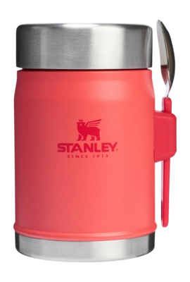 Food Jar Stanley The Legendary + Spork Hot Coral 0,4L