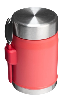 Web_PNG_Square-TheLegendaryFoodJar_Spork14OZ-HotCoral-HeroBack