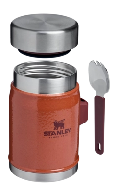 2---Web_PNG_Square-The_Legendary_Food_Jar_Spork_14OZ_-_Hammertone_Clay_-_Exploded-_no-bg