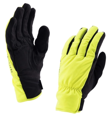 Fietshandschoen Sealskinz Men Brecon Hi Vis Yellow