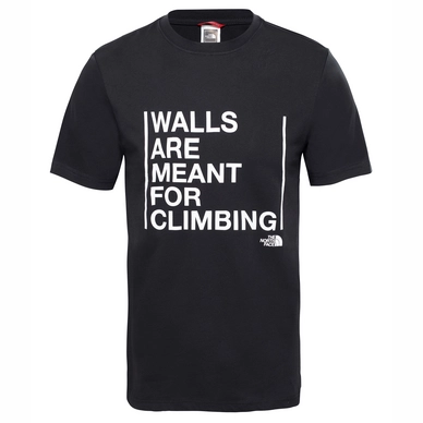 T-Shirt The North Face Mens Walls Are For Climbing Tee TNF Black