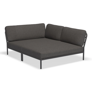 Loungeset Module Houe Level Cozy Corner Right Frame Dark Grey Cushion Dark Grey