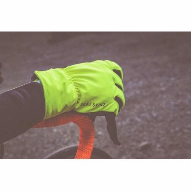 Fietshandschoen Sealskinz Women Brecon Hi Vis Yellow
