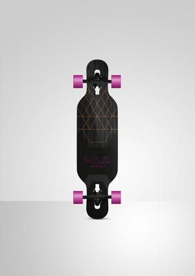 Longboard Ram Vexo Resberry Rose 34”