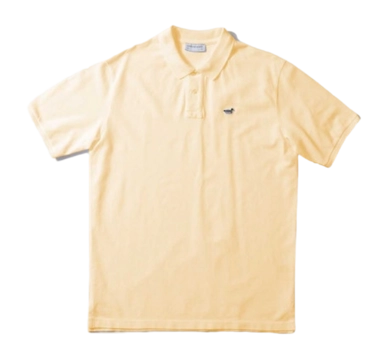 Polo Edmmond Studios Men Wilson Plain Light Yellow