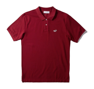 Polo Edmmond Studios Men Wilson Plain Bordeaux