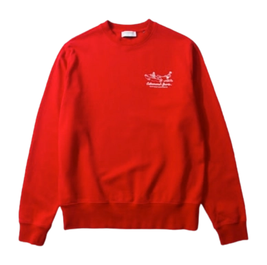 Sweatshirt Edmmond Studios Men Calypso SW Plain Red
