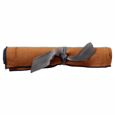 Torchon Bitz Organic Amber Indigo 55 x 80 cm