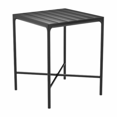 Tuintafel Houe Four Bar Table Black 90x90 cm