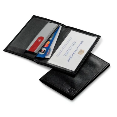 SwissCard Tasche Victorinox Schwarz Leder
