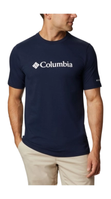 T-Shirt Columbia CSC Basic Logo Short Sleeve CollegiateNavy Herren