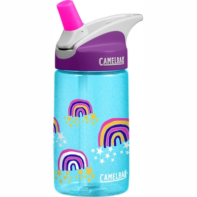 Water Bottle CamelBak Eddy Kids Glitter Rainbows 0.4L
