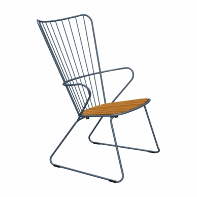 Loungestoel Houe Paon Lounge Chair Midnight blue