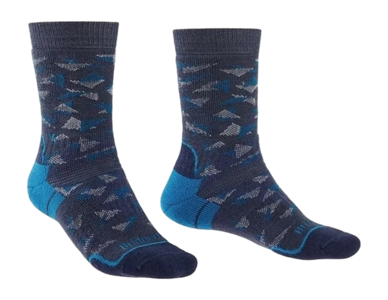 Sok Bridgedale Unisex Hike Midweight Merino Performance Boot Denim Blue