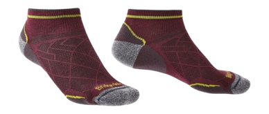 Sok Bridgedale Unisex Hike Ultra Light T2 Coolmax Performance Low Bordeaux
