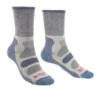Socks Bridgedale Women Hike Lightweight Coolmax Comfort Boot Smoky Blue