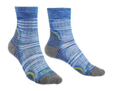 Socken Bridgedale Hike Ultra Light T2 Merino Performance 3/4 Crew Damen Multi Blue