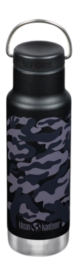 Thermosflasche Klean Kanteen Classic Narrow Black Camo 355 ml