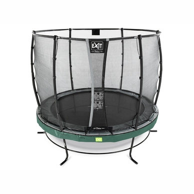 Trampoline EXIT Toys Elegant 305 Green Safetynet Deluxe