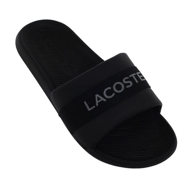 Black lacoste slides online