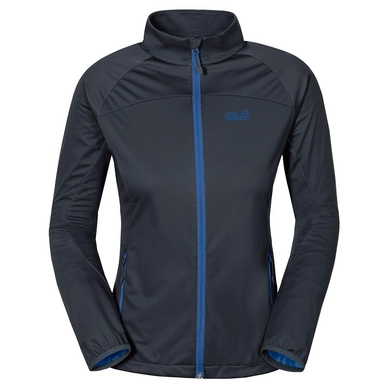 Jas Jack Wolfskin Crosswind Softshell Jkt W Night Blue