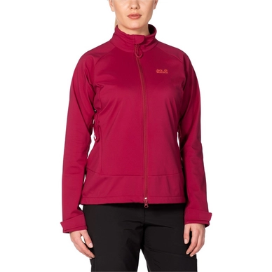Jacke Jack Wolfskin Stormbreeze Softshell Jkt W Azalea Rot Damen