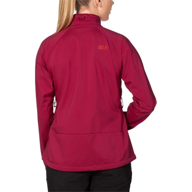 Jas Jack Wolfskin Stormbreeze Softshell Jkt W Azalea Red