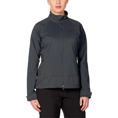 Jacke Jack Wolfskin Stormbreeze Softshell Jkt W Ebony Damen