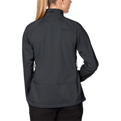 Jas Jack Wolfskin Stormbreeze Softshell Jkt W Ebony