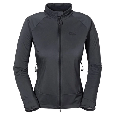 Jas Jack Wolfskin Stormbreeze Softshell Jkt W Ebony