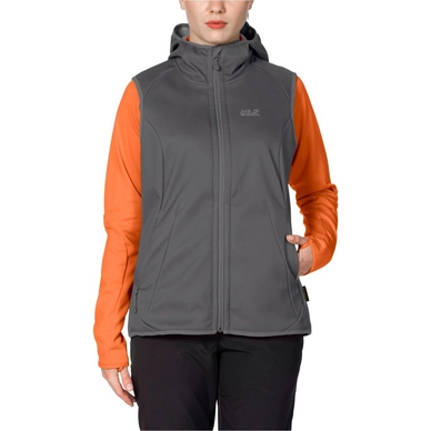 Weste Jack Wolfskin Roller Coaster 3In1 W Tarmac Grau Damen