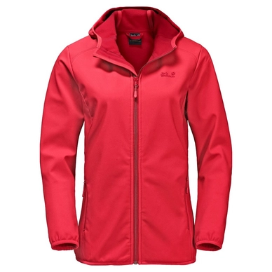Winterjacke Jack Wolfskin Northern Point Hibiscus Rot Damen