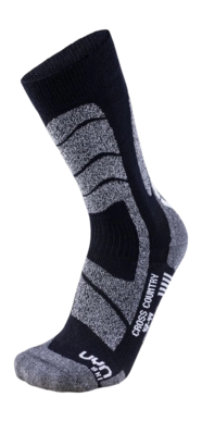 Skisocken UYN Ski Cross Country Herren Black Mouline
