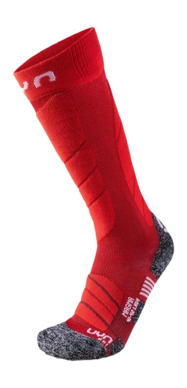 Ski Socks UYN Women Magma Dark Red Red ‘24